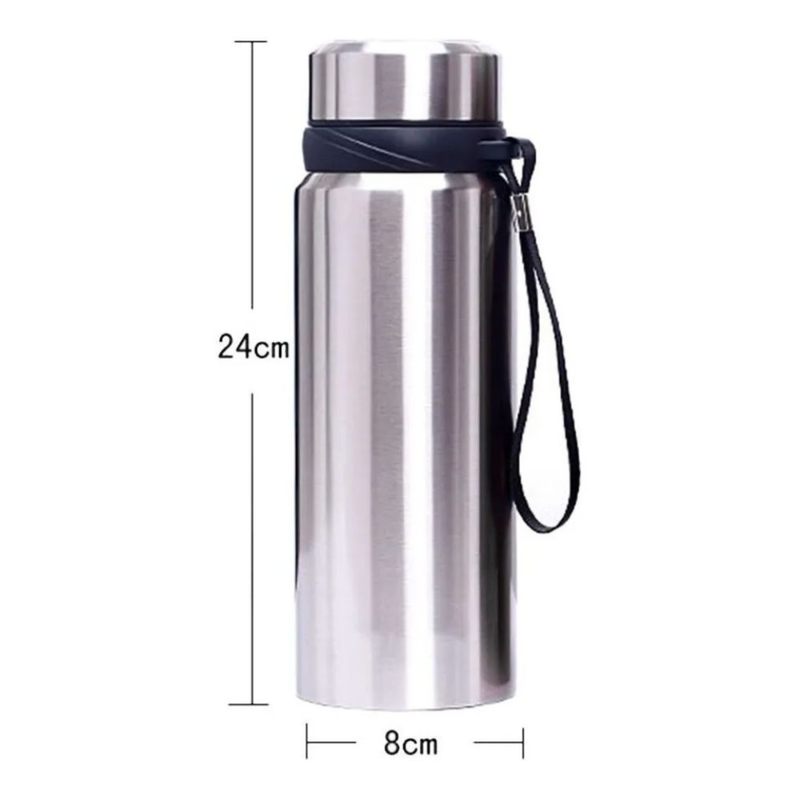 Garrafa Térmica Inox Vácuo Água Gelada Café Quente 750 Ml