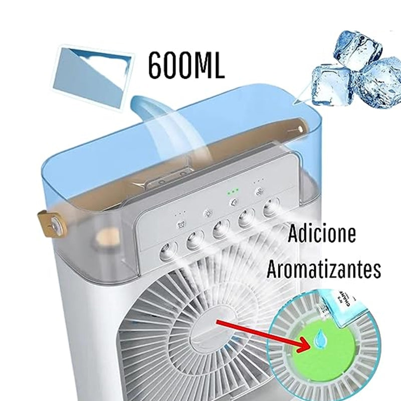 Mini Ventilador Climatizador De Ar Com Reservatório  Para Agua